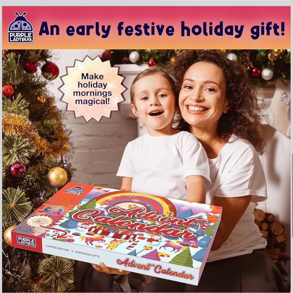 NEW - Advent Calendar - Colorful Holiday Fun